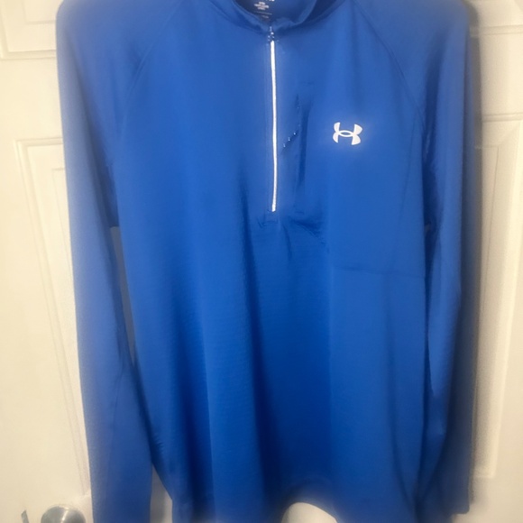 Under Armour Blue Tech Lightweight Zip-Up Jacket US XL - Picture 2 of 4
